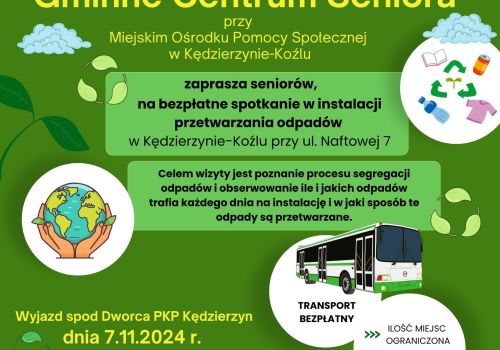 Spotkanie w instalacji przetwarzania odpadów